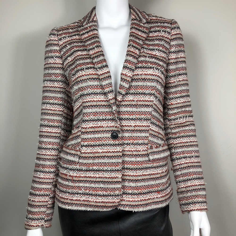 BB-12: Madewell multicolor blazer size 6 💫